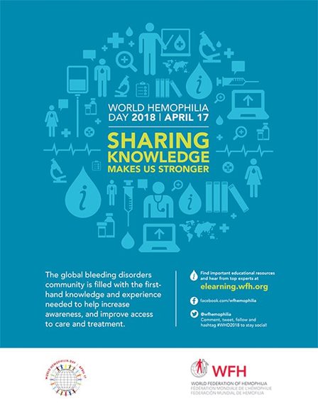 World Hemophilia Day poster