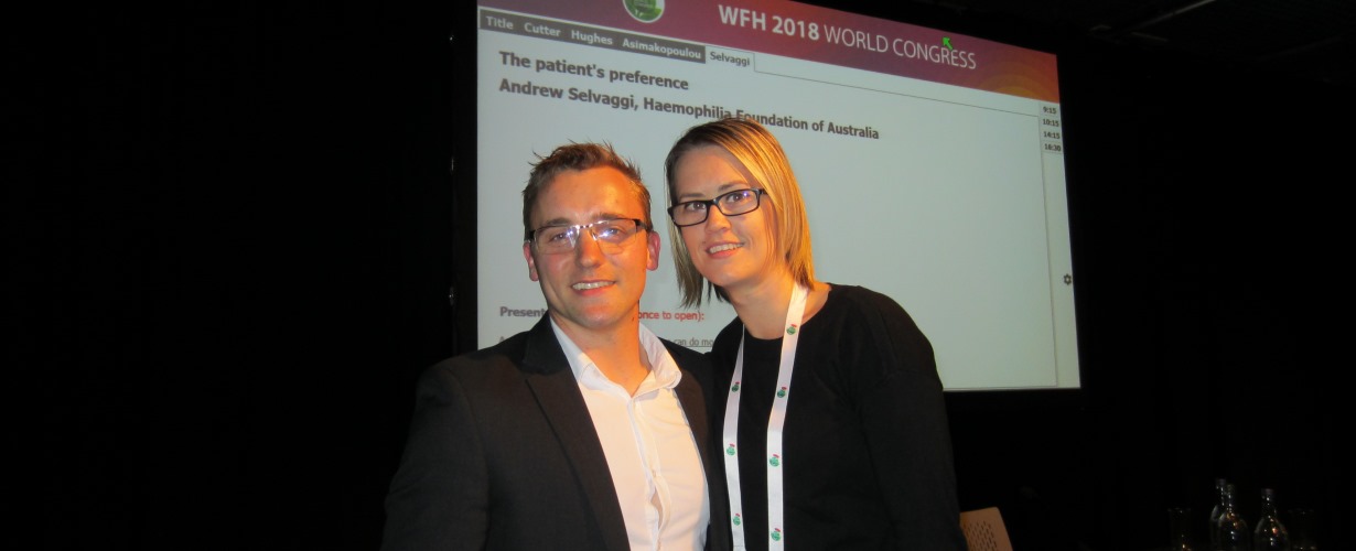 andrew & wife Trish at WFH Congress